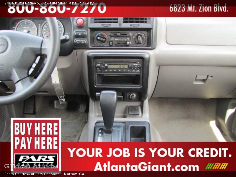 Powellite Silver Metallic / Gray 2004 Isuzu Rodeo S