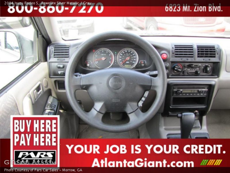 Powellite Silver Metallic / Gray 2004 Isuzu Rodeo S