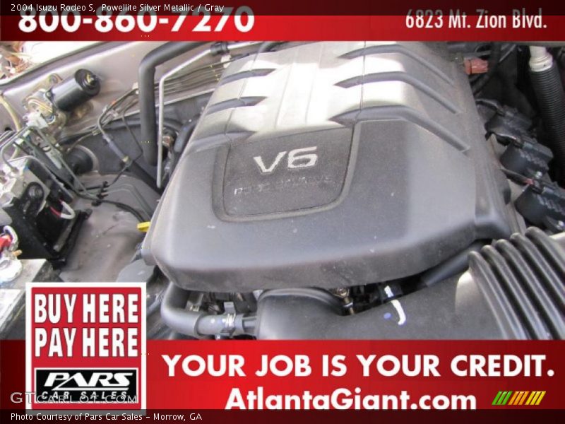 Powellite Silver Metallic / Gray 2004 Isuzu Rodeo S
