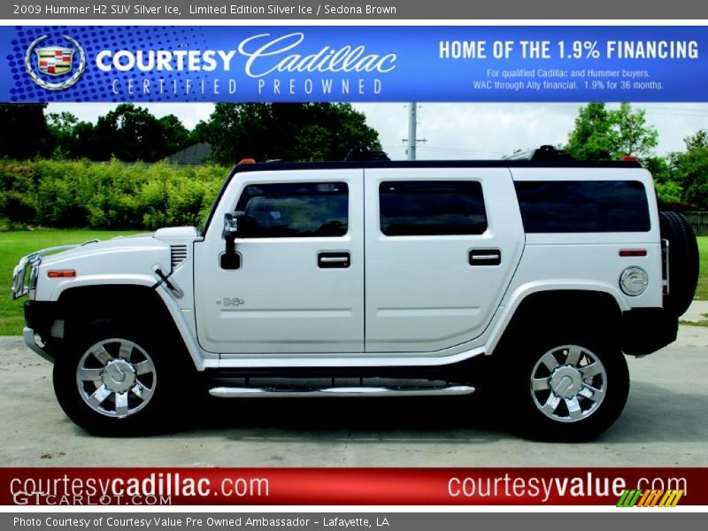 Limited Edition Silver Ice / Sedona Brown 2009 Hummer H2 SUV Silver Ice