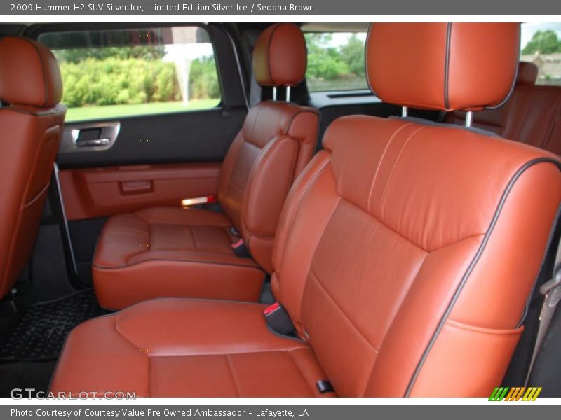  2009 H2 SUV Silver Ice Sedona Brown Interior
