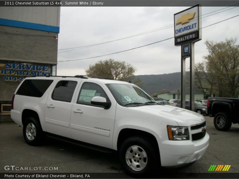 Summit White / Ebony 2011 Chevrolet Suburban LS 4x4