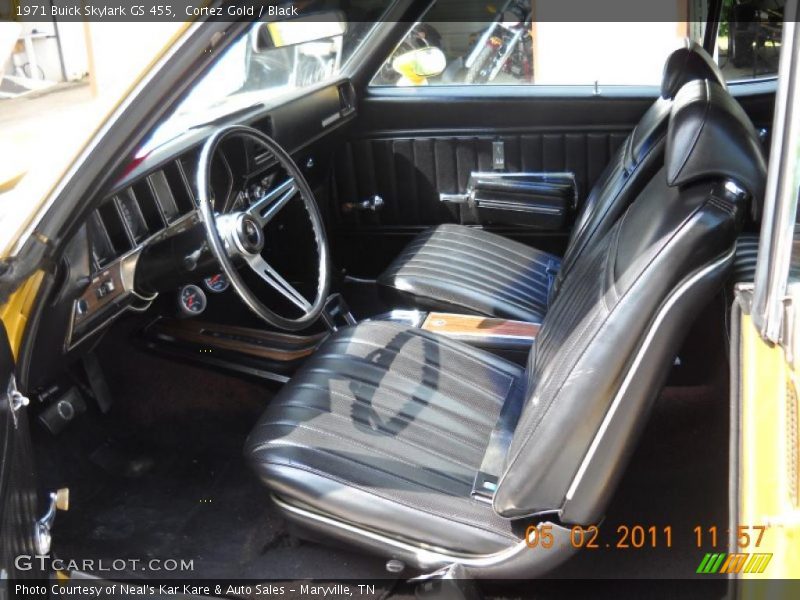  1971 Skylark GS 455 Black Interior
