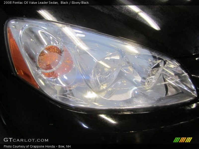Black / Ebony Black 2008 Pontiac G6 Value Leader Sedan