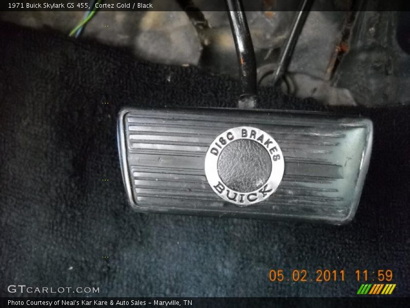 Controls of 1971 Skylark GS 455