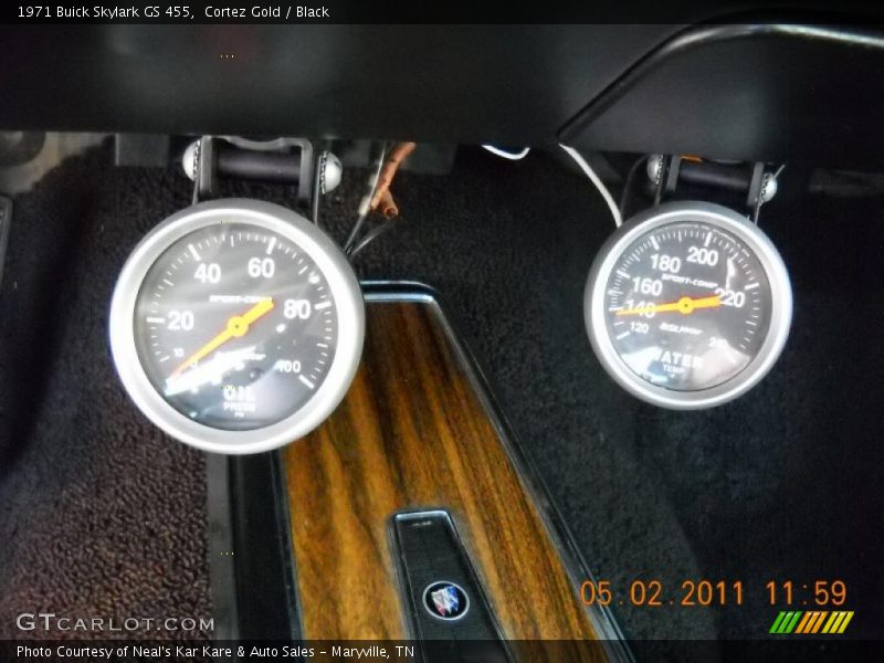 Cortez Gold / Black 1971 Buick Skylark GS 455