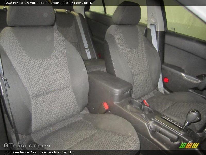 Black / Ebony Black 2008 Pontiac G6 Value Leader Sedan