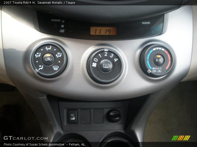 Controls of 2007 RAV4 I4