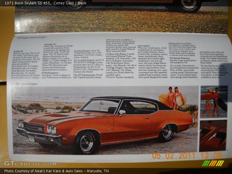 Books/Manuals of 1971 Skylark GS 455