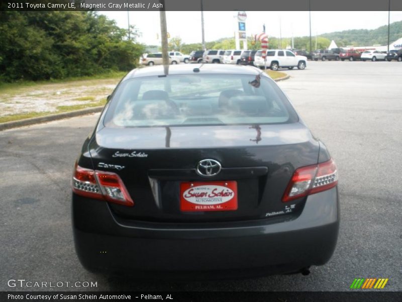 Magnetic Gray Metallic / Ash 2011 Toyota Camry LE