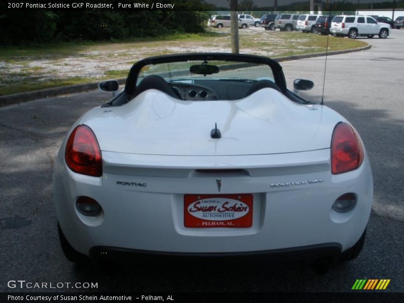 Pure White / Ebony 2007 Pontiac Solstice GXP Roadster