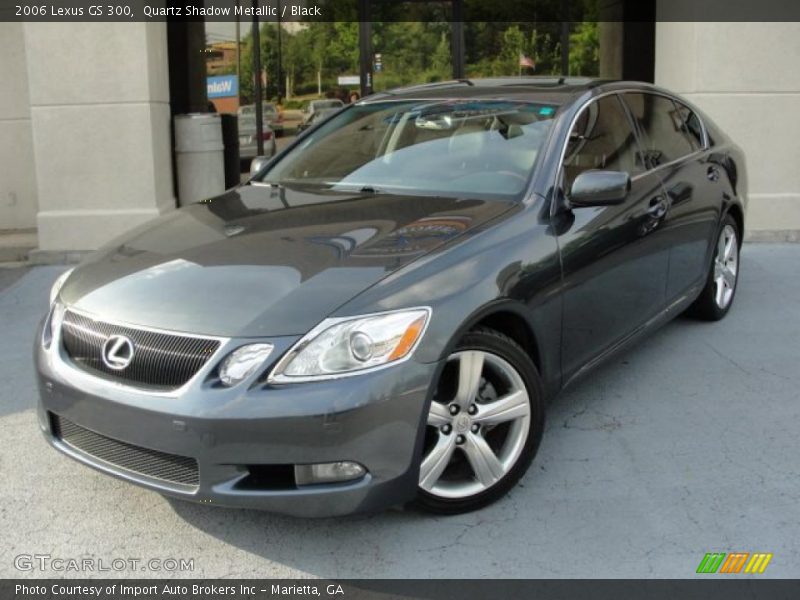 Quartz Shadow Metallic / Black 2006 Lexus GS 300