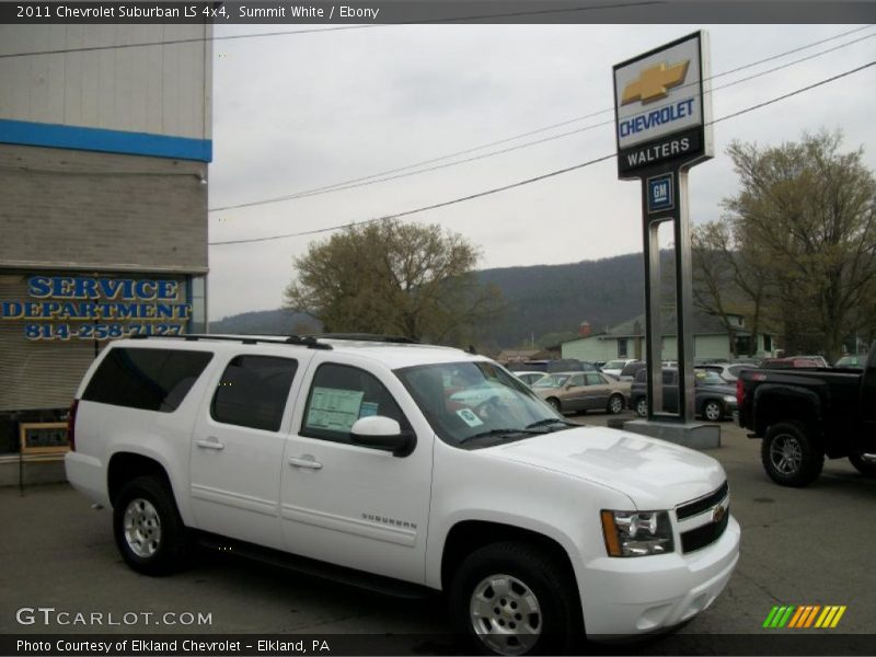 Summit White / Ebony 2011 Chevrolet Suburban LS 4x4
