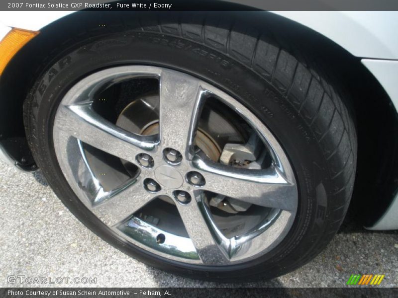 Pure White / Ebony 2007 Pontiac Solstice GXP Roadster