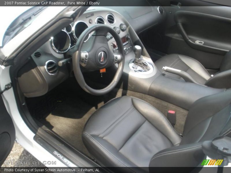  2007 Solstice GXP Roadster Ebony Interior