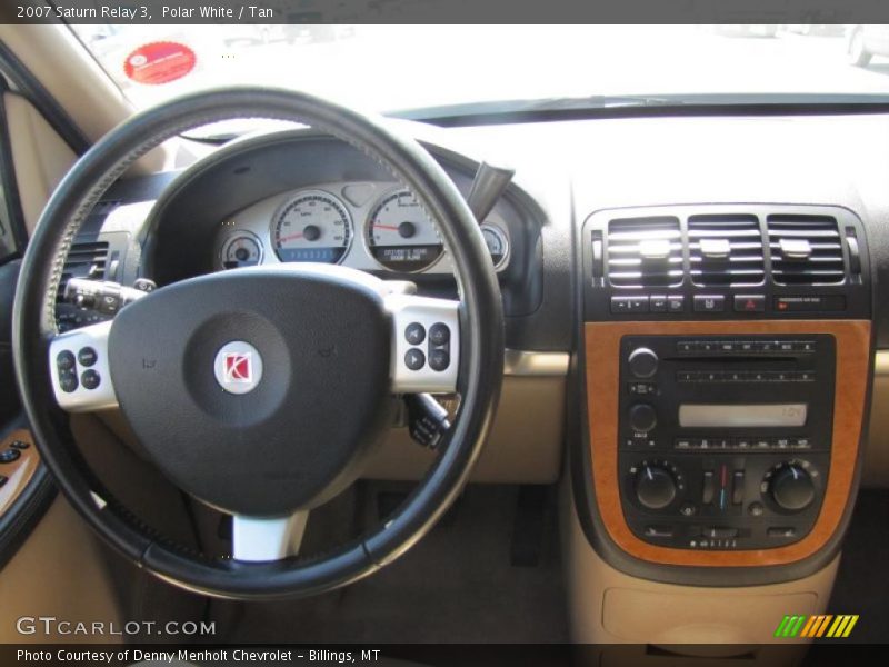 Polar White / Tan 2007 Saturn Relay 3