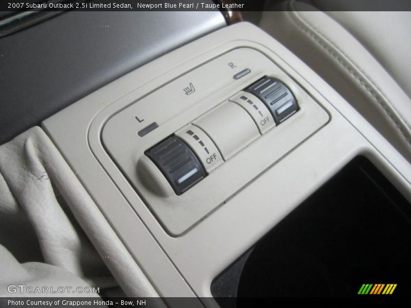 Controls of 2007 Outback 2.5i Limited Sedan