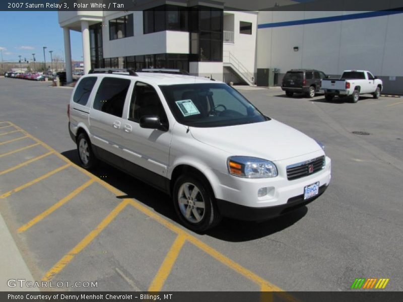 Polar White / Tan 2007 Saturn Relay 3