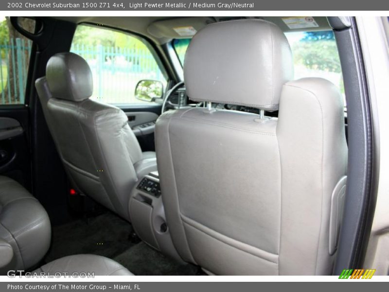 Light Pewter Metallic / Medium Gray/Neutral 2002 Chevrolet Suburban 1500 Z71 4x4