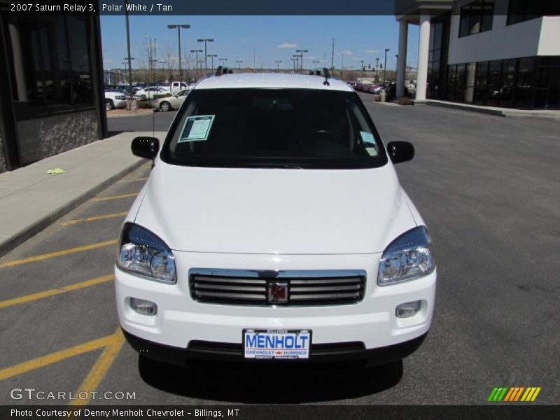 Polar White / Tan 2007 Saturn Relay 3