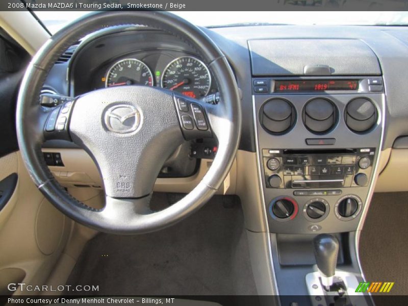 Smokestone / Beige 2008 Mazda MAZDA6 i Touring Sedan