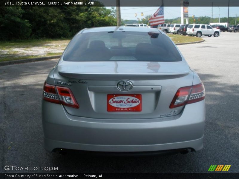 Classic Silver Metallic / Ash 2011 Toyota Camry SE