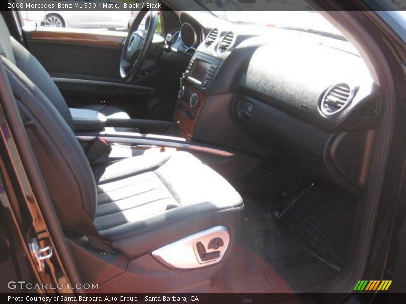 Black / Black 2008 Mercedes-Benz ML 350 4Matic