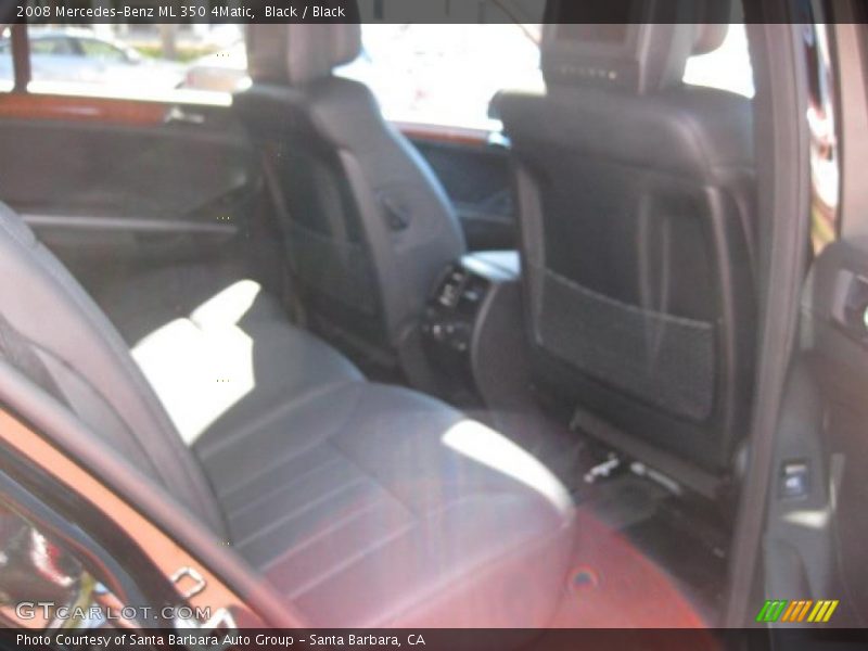 Black / Black 2008 Mercedes-Benz ML 350 4Matic