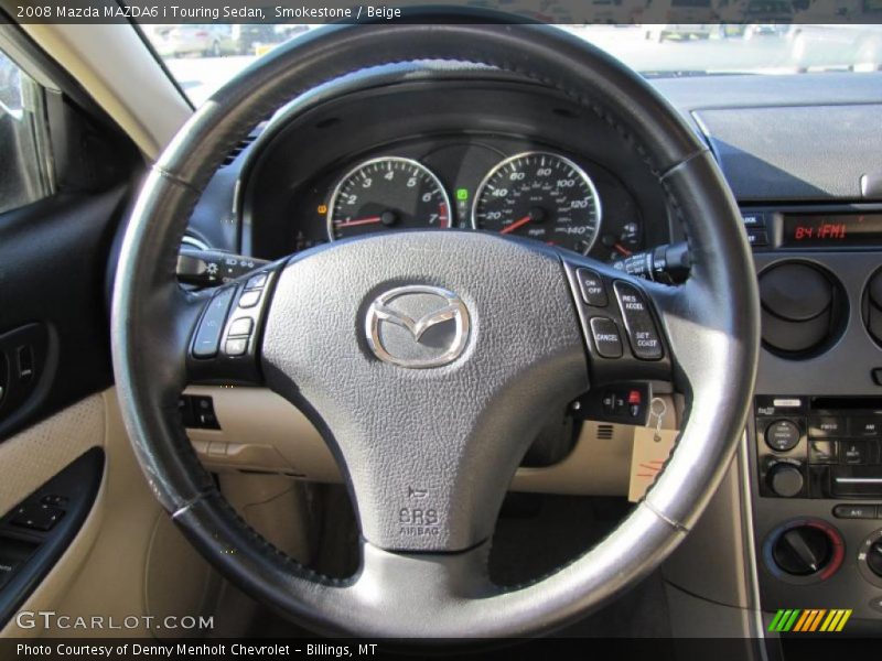 Smokestone / Beige 2008 Mazda MAZDA6 i Touring Sedan