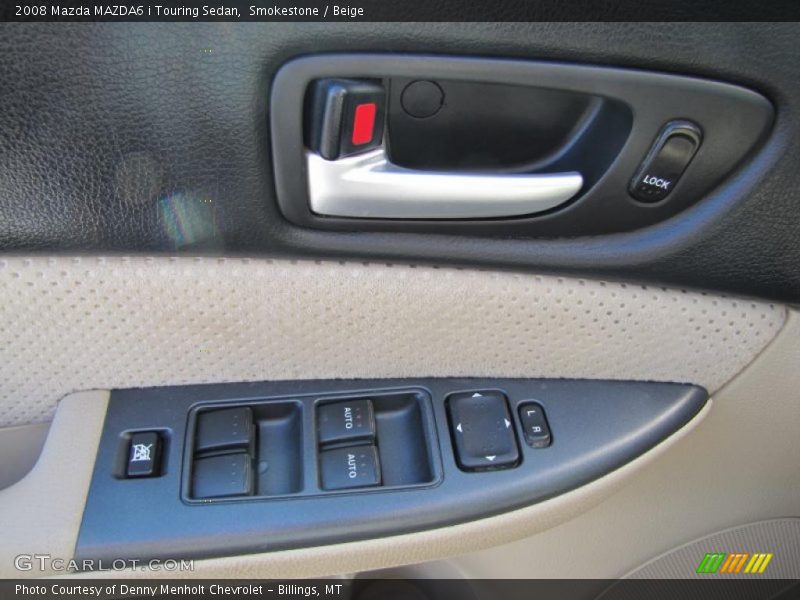 Smokestone / Beige 2008 Mazda MAZDA6 i Touring Sedan