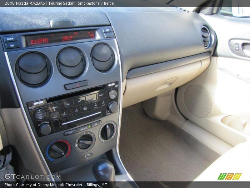 Smokestone / Beige 2008 Mazda MAZDA6 i Touring Sedan