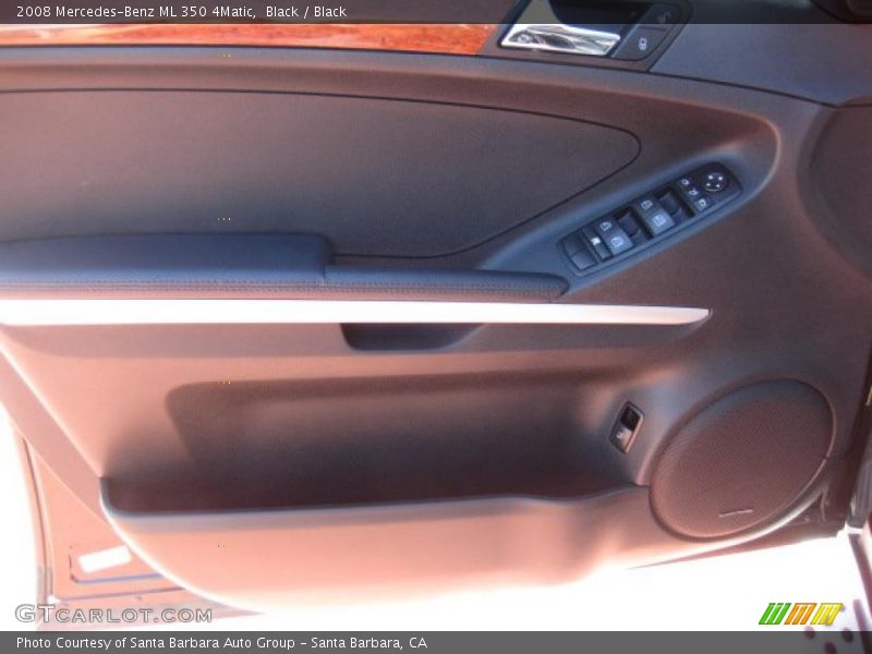 Black / Black 2008 Mercedes-Benz ML 350 4Matic