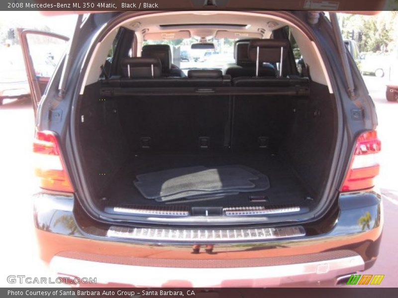 Black / Black 2008 Mercedes-Benz ML 350 4Matic