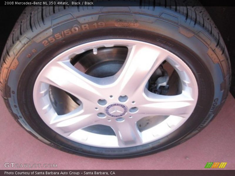 Black / Black 2008 Mercedes-Benz ML 350 4Matic