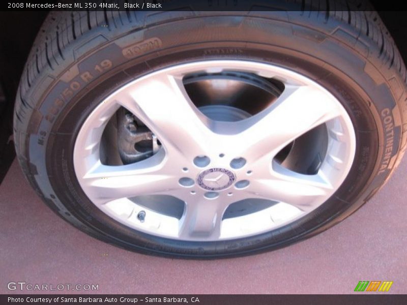 Black / Black 2008 Mercedes-Benz ML 350 4Matic