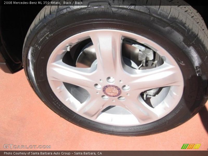 Black / Black 2008 Mercedes-Benz ML 350 4Matic