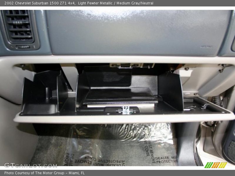 Light Pewter Metallic / Medium Gray/Neutral 2002 Chevrolet Suburban 1500 Z71 4x4