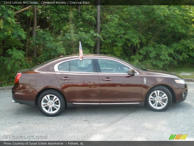 Cinnamon Metallic / Charcoal Black 2009 Lincoln MKS Sedan