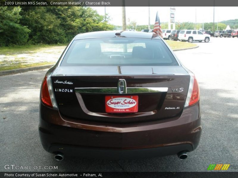 Cinnamon Metallic / Charcoal Black 2009 Lincoln MKS Sedan