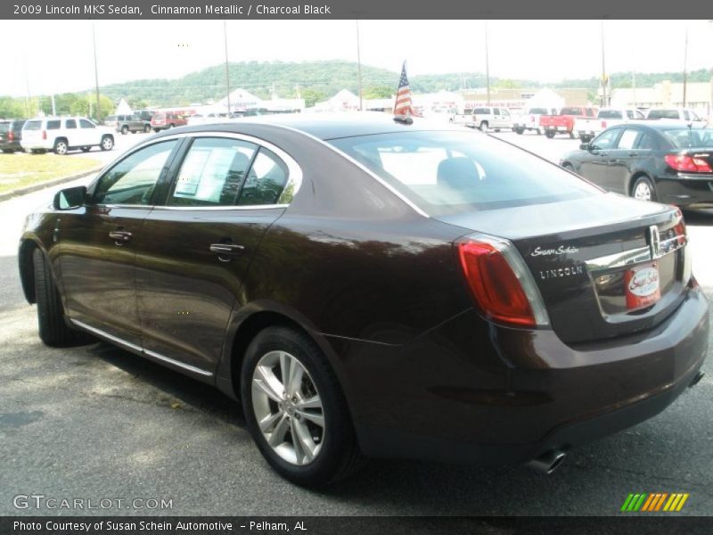 Cinnamon Metallic / Charcoal Black 2009 Lincoln MKS Sedan