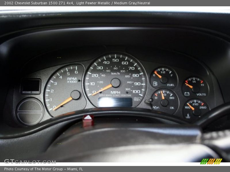  2002 Suburban 1500 Z71 4x4 1500 Z71 4x4 Gauges