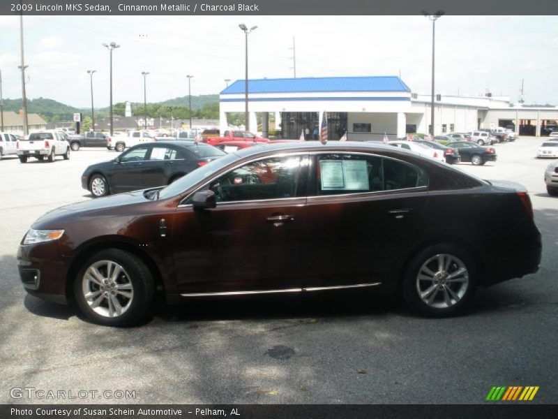 Cinnamon Metallic / Charcoal Black 2009 Lincoln MKS Sedan
