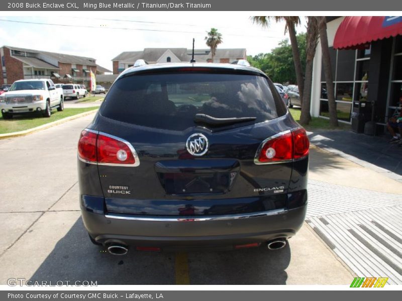Ming Blue Metallic / Titanium/Dark Titanium 2008 Buick Enclave CXL