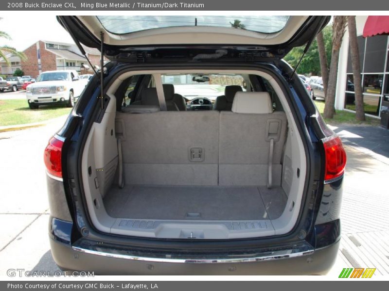 Ming Blue Metallic / Titanium/Dark Titanium 2008 Buick Enclave CXL