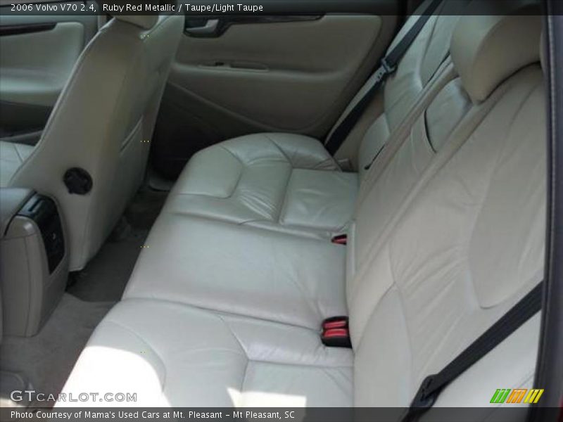 Ruby Red Metallic / Taupe/Light Taupe 2006 Volvo V70 2.4