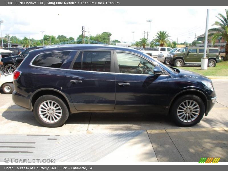 Ming Blue Metallic / Titanium/Dark Titanium 2008 Buick Enclave CXL