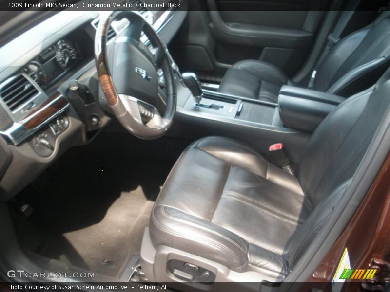  2009 MKS Sedan Charcoal Black Interior