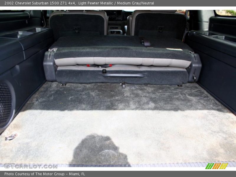 Light Pewter Metallic / Medium Gray/Neutral 2002 Chevrolet Suburban 1500 Z71 4x4