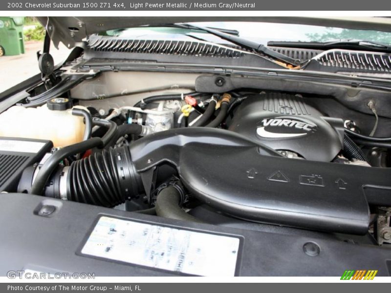 Light Pewter Metallic / Medium Gray/Neutral 2002 Chevrolet Suburban 1500 Z71 4x4
