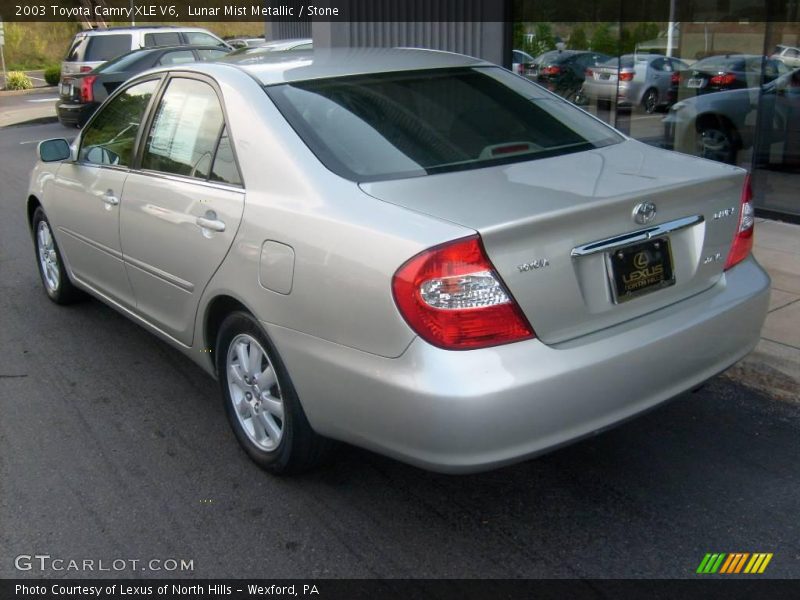 Lunar Mist Metallic / Stone 2003 Toyota Camry XLE V6